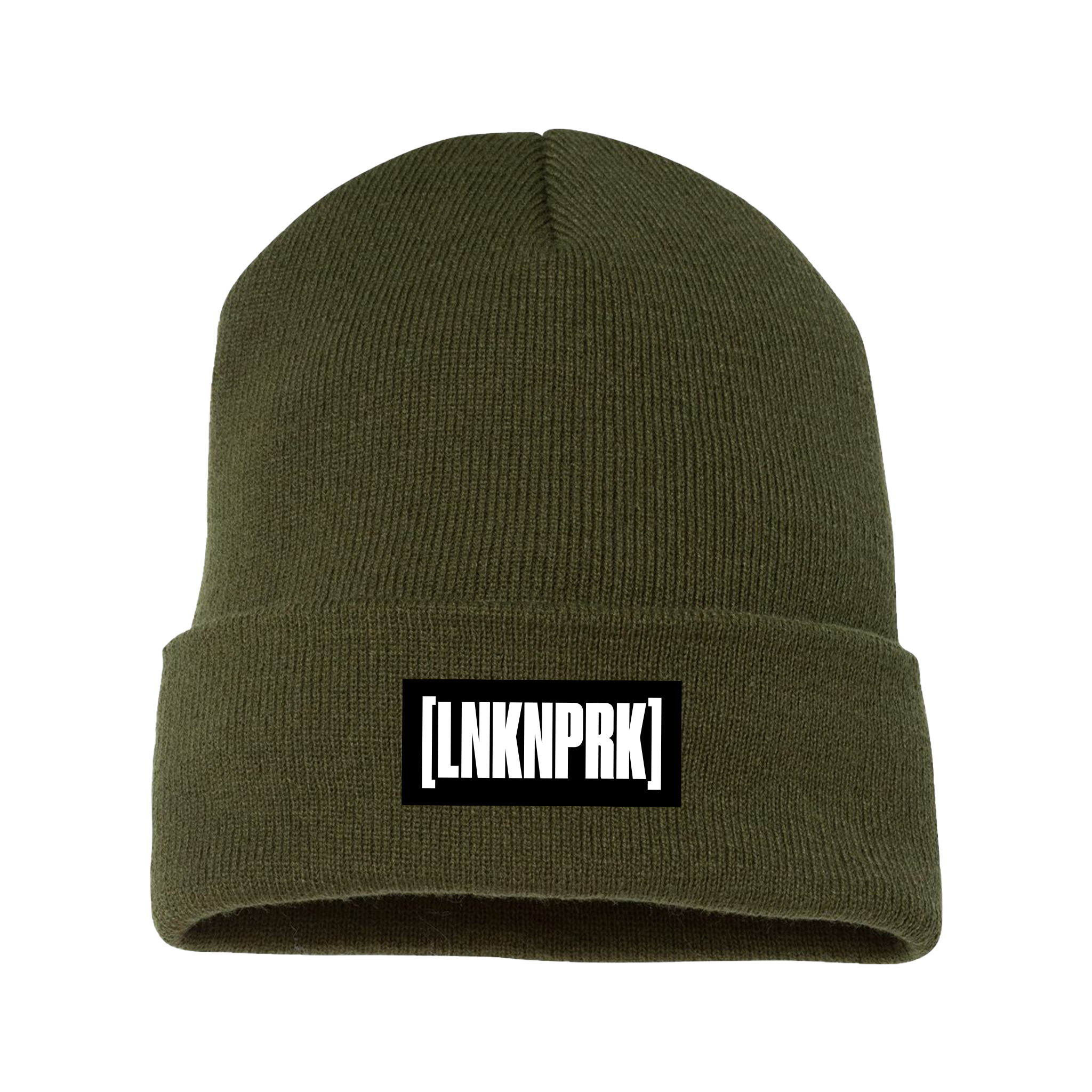 [LNKNPRK] Green Knit Beanie